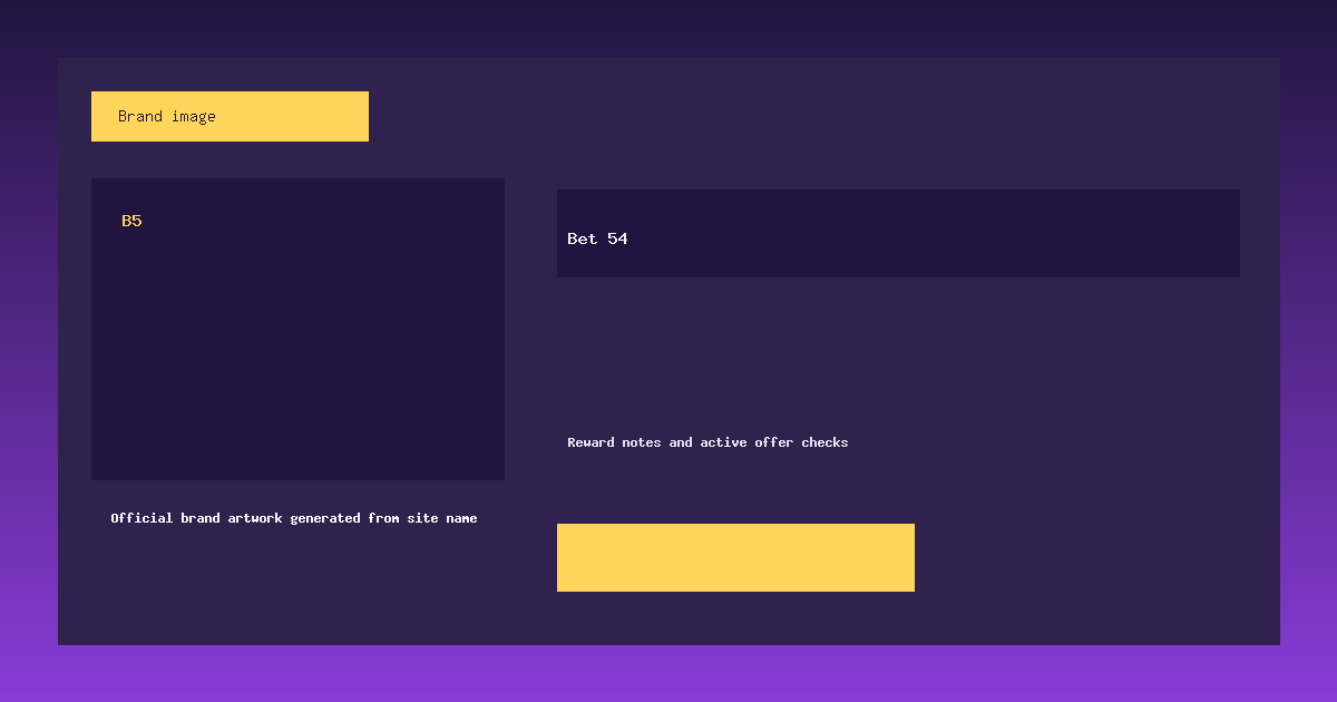 Bet 54 reward screen